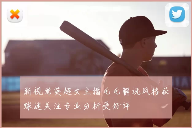 新视觉英超女主播毛毛解说风格获球迷关注专业分析受好评